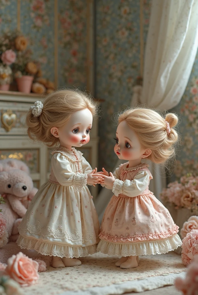 Q version cute beautiful girl model,Dumb cute,stroll,base,((2 head body)),(Big eyes),Small mouth,(((cabelos preto e longos))),A ball head,looking at me,(European Gothic,Lolita costume,Meticulous portrayal),((Figures,blindbox)),((Colloidal material,crystal-clear,Good light transmission)),(Disney style),high qulity,high detal,(super-fine),16K resolution,(Macro lens),((Works of masters)),((Full body like)),(with a simple background,monotone),pink lighting,(((Round thick base,Graphical model basics))),(Ray traching),((purple and blue colored))