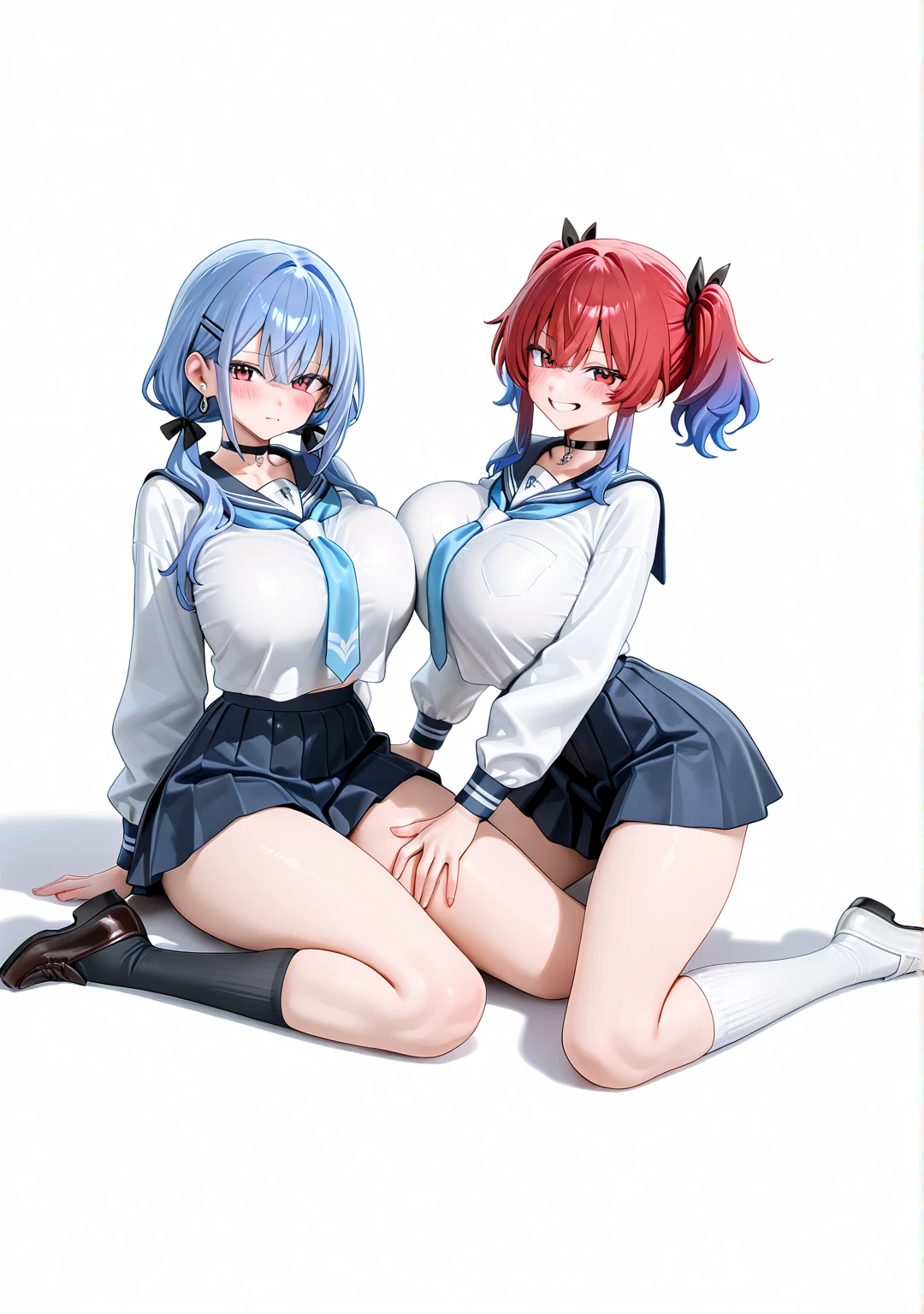 7 girls, (futanari), lesbian, yuri, masterpiece, best quality, ((black background)), 
full body, multiple views, random hair, 
(((reverse upright straddle/full nelson/sex from behind/standing/spread legs/fellatio/blowjob/oral sex/girl on top/penetrated from behind/guided penetration/kneeling/all fours/looking up/missionary/spooning/anvil position/bent over/prone bone/full nelson/pussy sandwich))), 
character sheet, cum, dutch angle,
shiny skin/dark skin, 
small breasts/medium breasts/large breasts/huge breasts, 
red hair/light hair/dark hair/brown hair/green hair/blue hair/pink hair/light beige hair/light hair color/orange hair/purple hair/gray hair/blonde hair, long hair/bob cut/wavy hair/inverted bob/wolf cut/pixie cut/flipped hair/hair bun/hair rings/half updo/two side up/ow-tied long hair/pony tail/twintails/twisted hair/, 
variety of hairstyles, fashionable and trendy atmosphere, 
long labia, erect clitoris, huge clitoris, urethra,
thong, shrug, leotard,