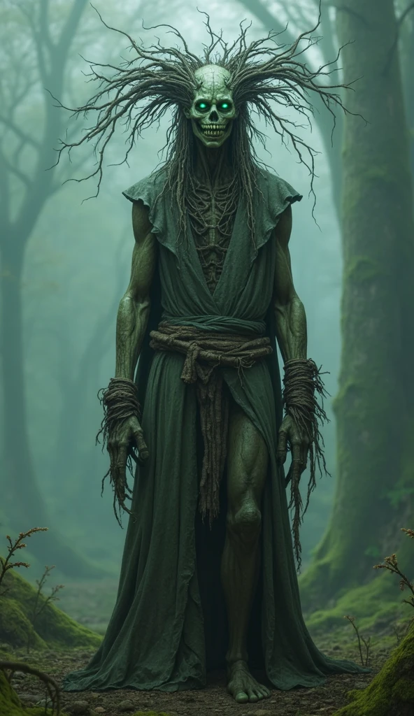 ((best quality)), ((masterpiece)), (detailed), Every Kliwon Friday night, villagers hear faint crying from the well. Wek-wek appears with a pale face and long hair,
