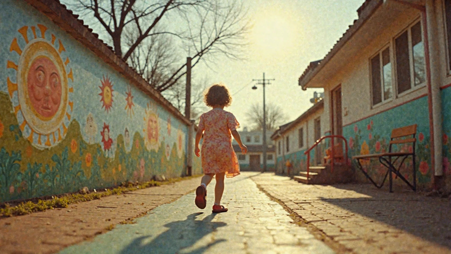 Little girl pee