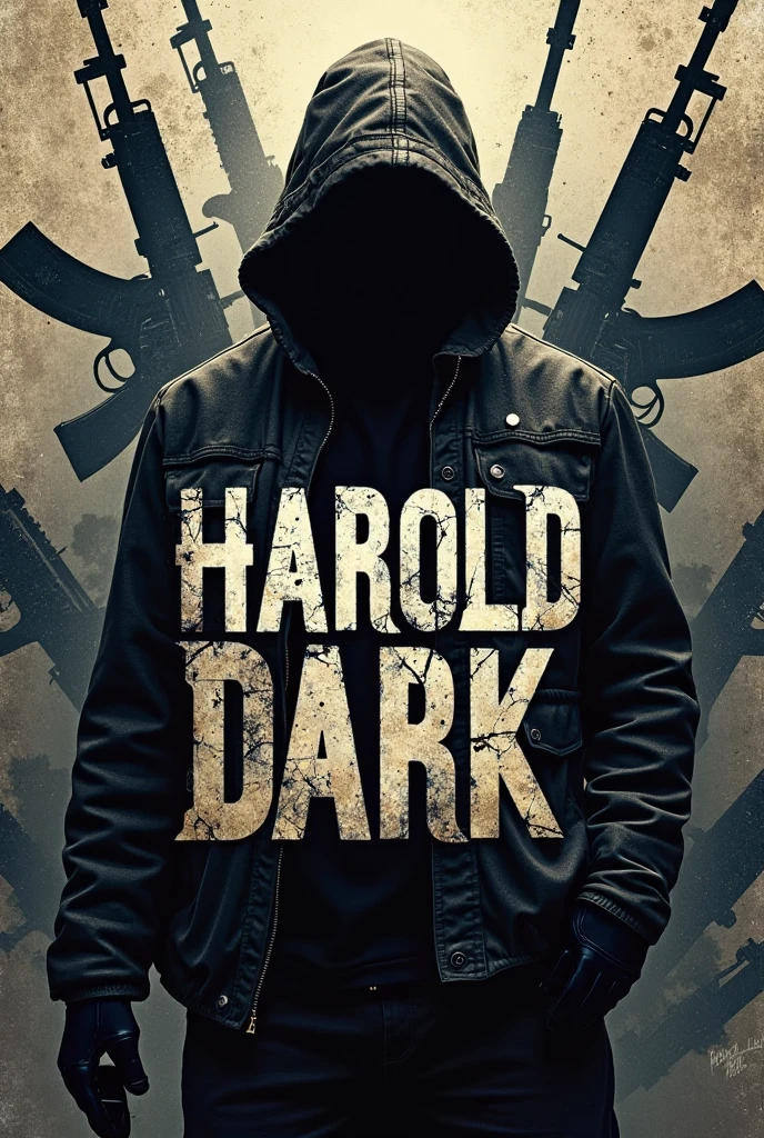 harold dark logo with guns 