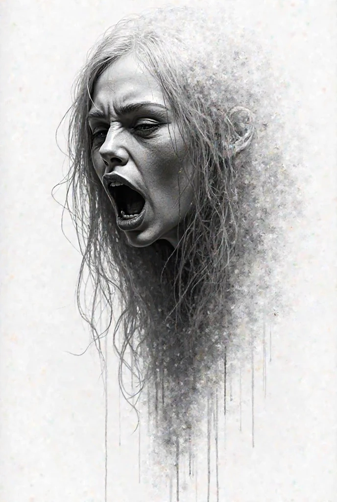 realistic (Mugshot:1.2) of a (polumna:1.1), (screaming:1.5),  (white hair color:1.05), (hairstyle:1.2), (wunter:1.3), (abs:1.5), (snowstorm:1.), by Jeremy Lipking, by William Bouguereau, (by Alphonse Mucha:0.5),  sabudenego, jeremy lipking, masterpiece
