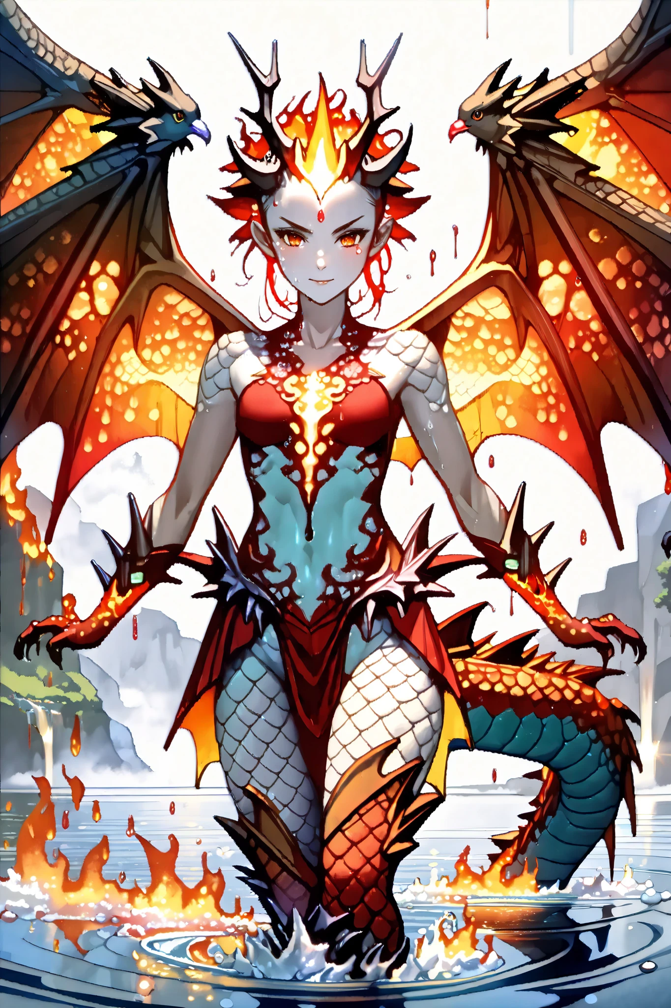 Create an image of a wind element bat monster., The body is transparent and can be seen through. The image is sharp and detailed., with beautiful colors.. With arms, leg, eyes, mouth, พื้นหลังสีlegว
