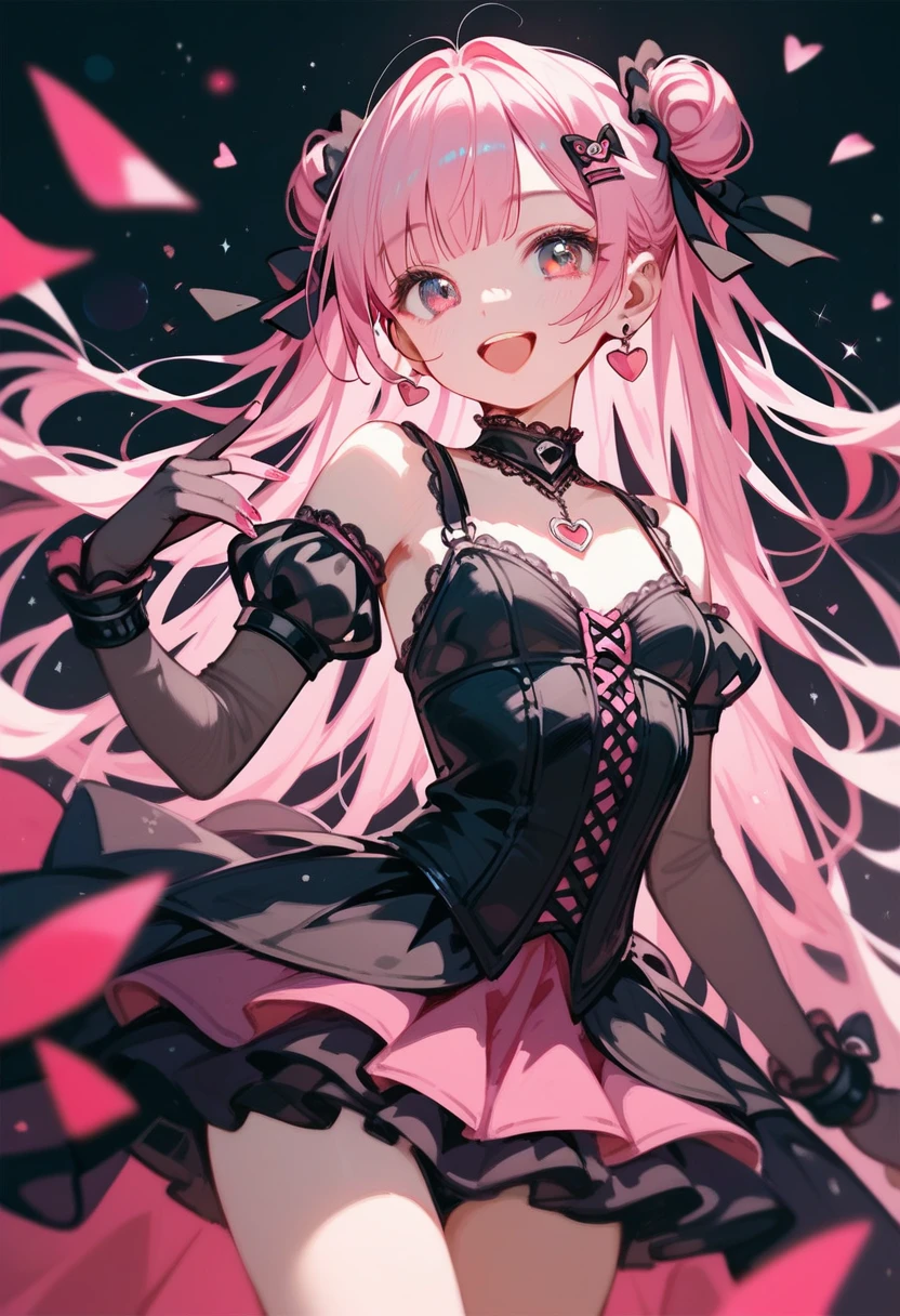 ((((Milimnava))), Demon Lord, pink hair, twintails, Tensuraポーズカッコいい)