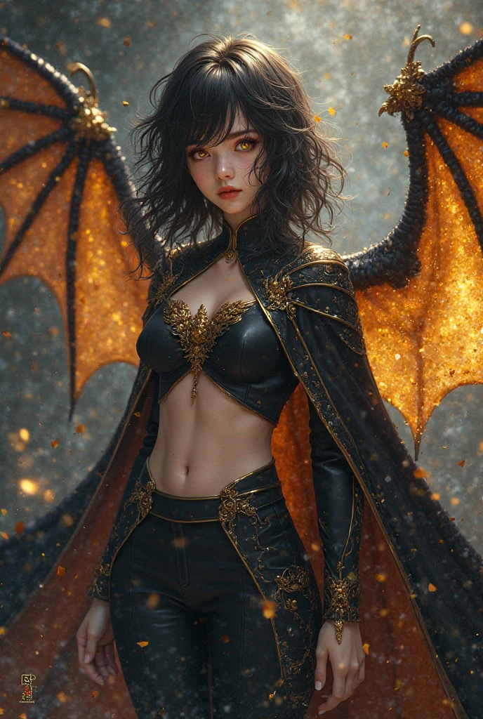 A towering, nightmarish entity with a muscular, humanoid form wreathed in hellfire and shadow. Massive wings of burning embers span the sky, and eyes of molten hatred burn from its horned, demonic visage. Razor-sharp talons and fangs protrude from its claws and maw, ready to rend and devour any who dare stand in its path.Clothing: Azrathoth's form is clad in smoldering armor plates of blackened steel, adorned with runes of unspeakable power. Spiked pauldrons and greaves accompany the armor, adding to the entity's fearsome presence