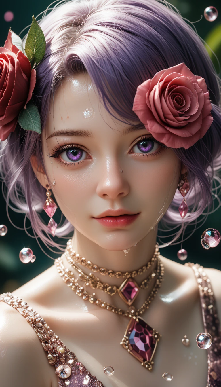 (best quality:1.3),(masterpiece:1.3),(illustration:1.3),(ultra-detailed:1.3),(imid shot:0.9),, , , 1girl,solo,very young,upper body,short neck,small breasts,, , from side,from below,close-up,, , , purple eyes,jewel-like eyes,extremely detailed eyes,extremely detailed face,(seductive smile:0.8),(open mouth:0.3),, , , filthy stream, murky water, garbage floating, rotting stench, haunting melody, scattered syringes, polluted mystery, abandoned tranquility, forgotten path, pebbled riverbed , twintails, maid,green hair,