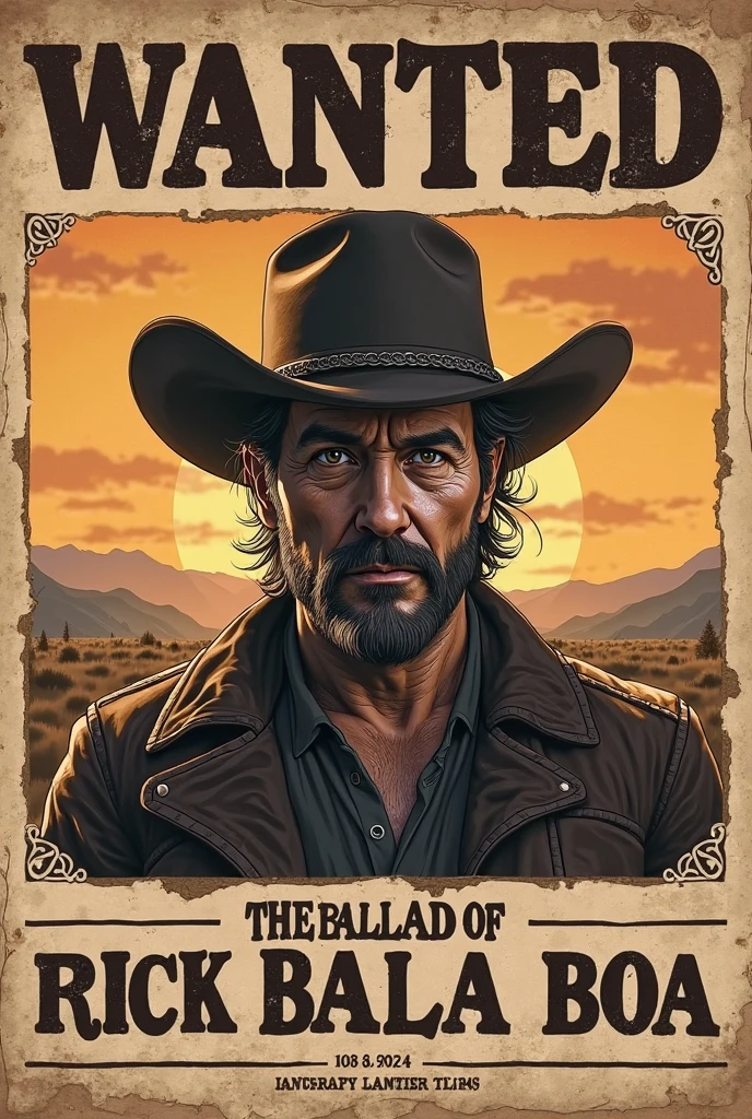 using the reference image, create a sketch of a wanted alive or dead poster in old west style, this poster containing the name Quincy "Deadlock" and the words, wanted alive or dead with country style letters.