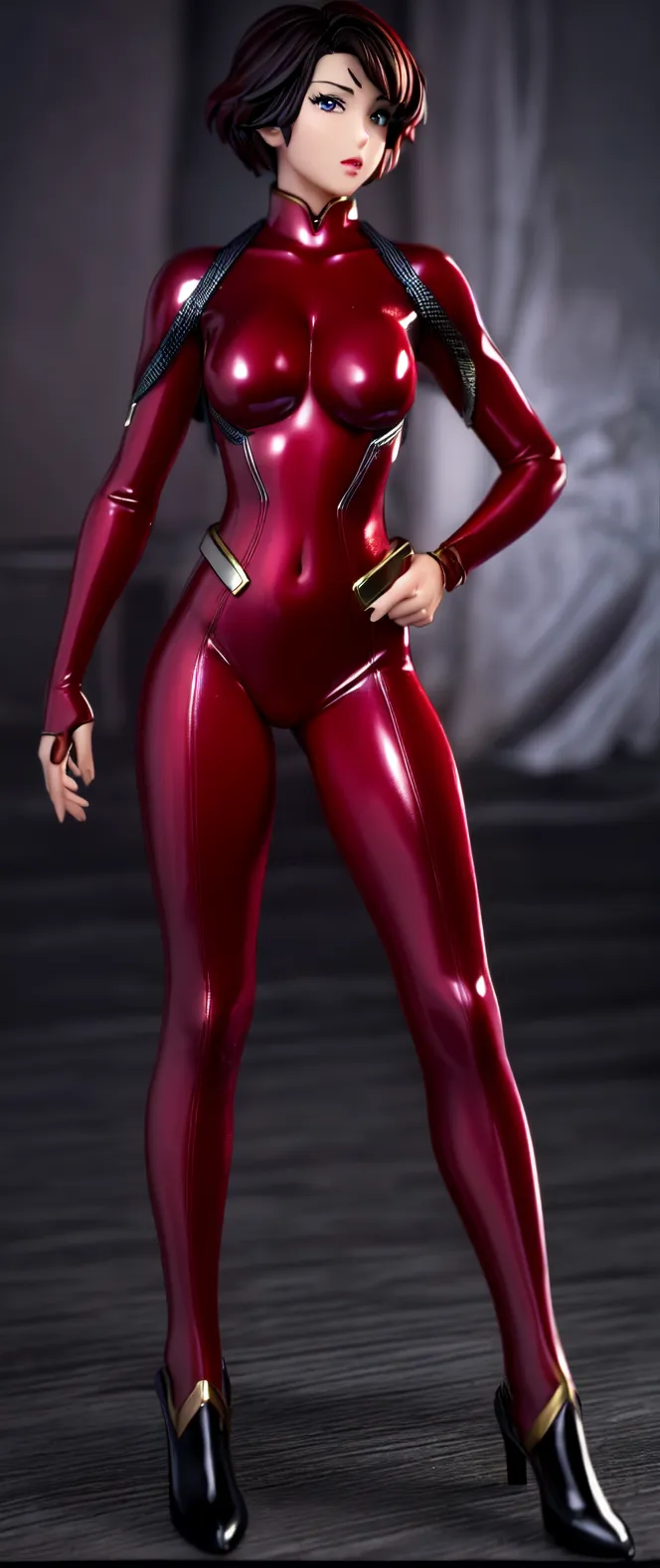 (1 girl:1.3), Solo, (((Highly detailed face)))), ((Highly detailed eyes and face)))), Beautiful detailed eyes, Body parts__, official art, unified 8k wallpaper, ultra detailed, beautiful and beautiful, beautiful, masterpiece, best quality, original, masterpiece, ultra fine photography, best quality, ultra high definition, realistic realism, sunlight, full body portrait, amazing beauty, Dynamic pose, delicate face, vivid eyes, (from the front), she is in a spider-man suit, red and black color scheme, spider, highly detailed city roof background, rooftop, overlooking the city, detailed face, detailed complex busy background, messy and gorgeous milky white, highly detailed skin, realistic skin details, visible pores, clear focus, volumetric fog, 8k UHD, DSLR, high quality, Film grain, fair skin, photorealism, lomography, futuristic dystopian megalopolis, translucent, eros, clothes with chest visible, crotch area full visible design