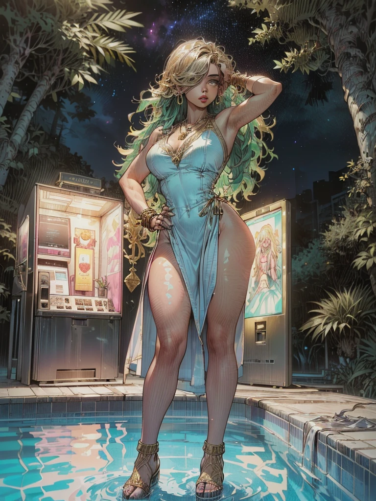 ((best quality)), ((masterpiece)), ((realistic)), (detailed),,1beautiful young woman with sticky jumpsuit (cameltoe), sexy cotton romper, sexy, top to bottom photo,
sexy realistic saggy breasts, cinematic, sharp, brightness,
luminosity, big sexy saggy breasts, sexy thighs, sexy legs, sexy hips. great hips, toned body, delicious looking body,
wearing round dark sun glasses, bright purple lipstick on her thick lips, body suit has shorts that ride up to crotch and halfway up butt crack,
ass cheeks hang out seductively from shorts, sexy thick thighs, wearing sport shoes, long braided hair,
thick braids, full body view, body suit fits tight on body, toned sexy body,