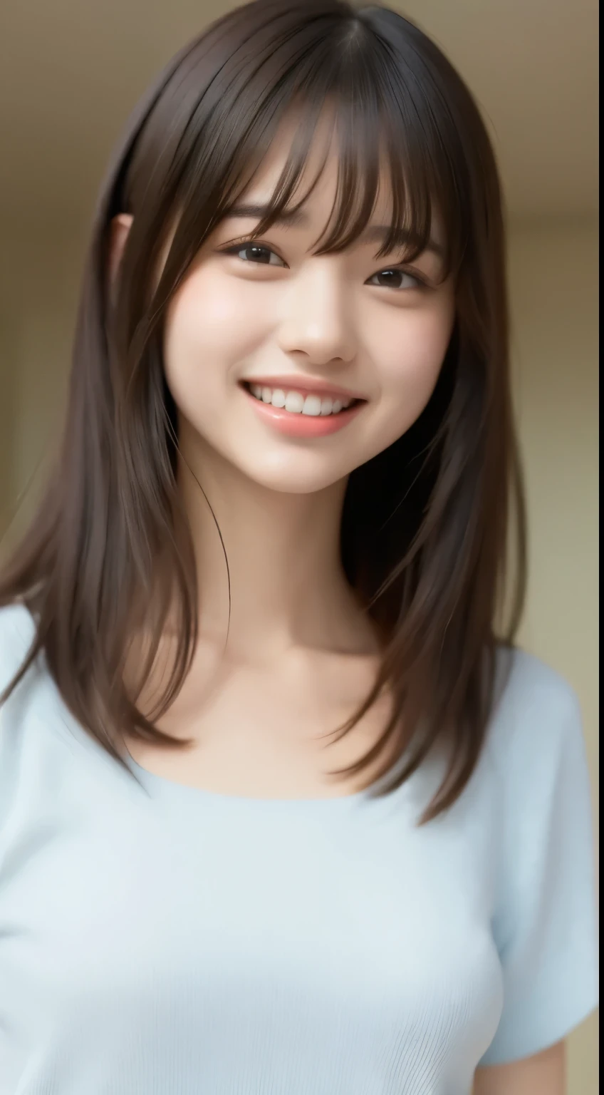 A close up of a woman with a smile on her face - SeaArt AI