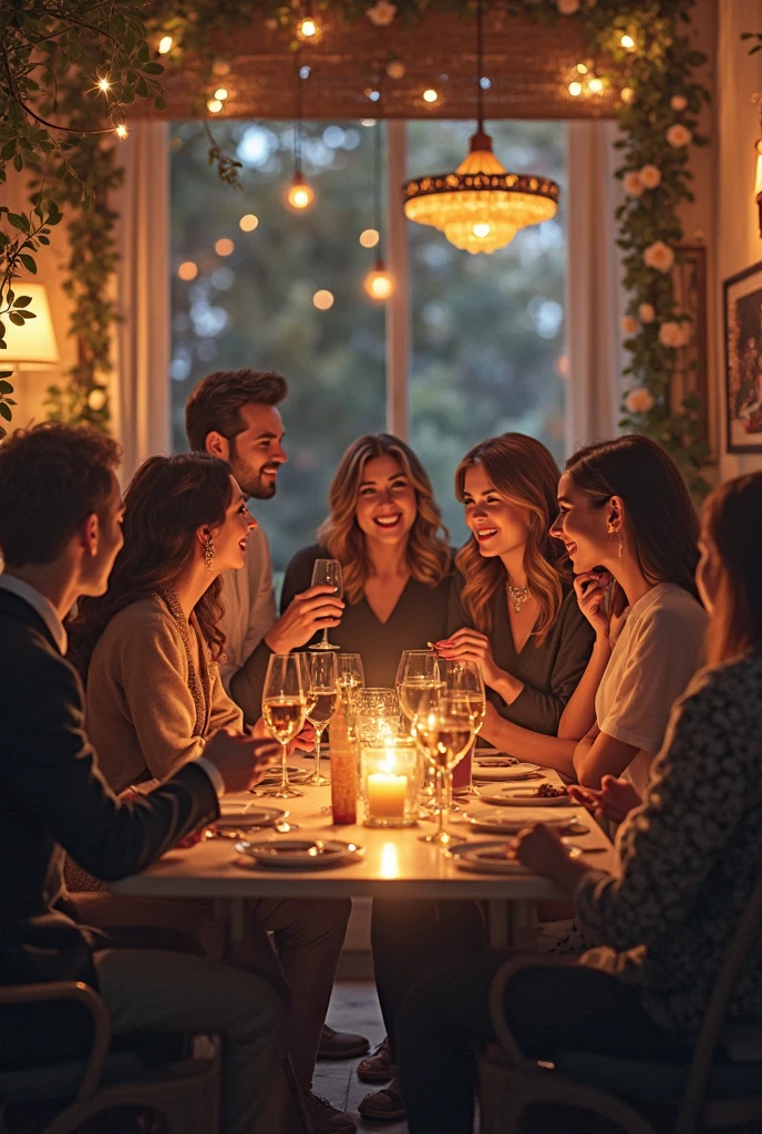 The evenings give us a good time to relax after a hard day at work eat good food and laugh and smile with loved ones.