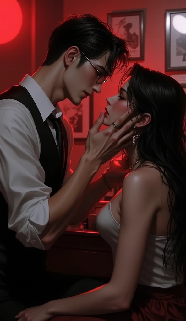 a woman in a suit, belt, hands behind back, sweating, suspenders, black pants, sexly, large breasts, see-through clothing, rain, detective, office worker, white button-up shirt, (best quality,4K,8k,highres,masterpiece:1.2),ultra-detailed,(realistic,photorealistic,photo-realistic:1.37),hyper-detailed,highly detailed face and body, Slender　thin　suspenders　Moderate breasts　See-through shirt　Nipples　holster　chain　Pistol　Armament　criminal　Female criminal　knife　japanese　profile　Japanese women　arrested handcuff
