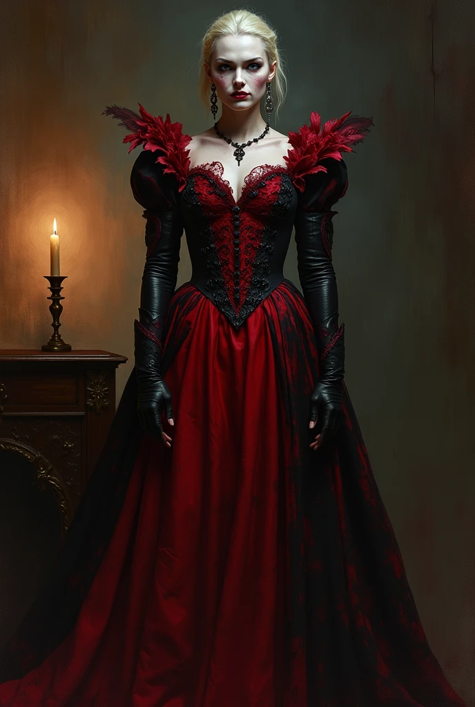 Margot Robbie Vampire Gothic Sexy Costume