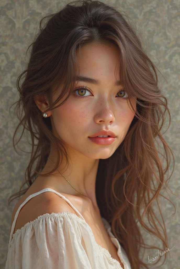 (realistic, photo-realistic:1.37),(8k, RAW photo, best quality, masterpiece:1.2), cute, ultra-detailed,heart-shaped pupils,physically-based rendering, ultra high res, kodakvision color, shot on Arricam LT Camera, bokeh, sharp focus,
looking at viewer,photorealistic,realistic, solo, photorealistic, best quality,extremely detailed face,extremely detailed eyes and face, beautiful detailed eyes,absurdres, incredibly absurdres,haunting smile,Messy hair, floating hair, ,