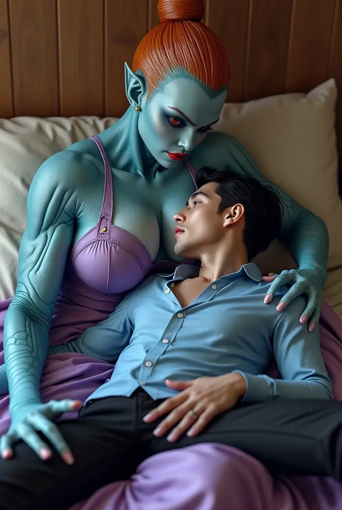 A high class escort has missionary position sex with an alien in a hotel room! Fully detailed, textures, high definition, detailed clothes, emotions. Atmospheric lighting. Moody music. Alien intercourse. Internal cumshot.