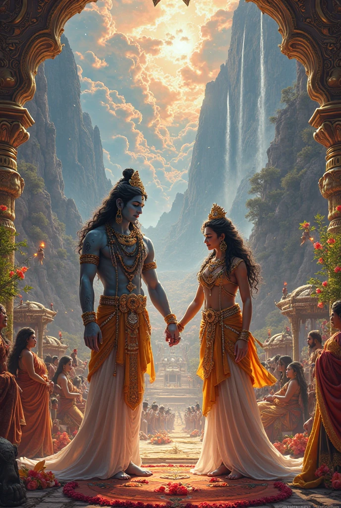 Krishna speaking Bhagavad Gita