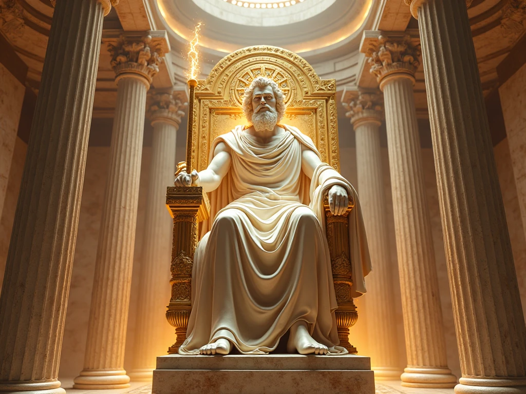 statue of zeus in olympia