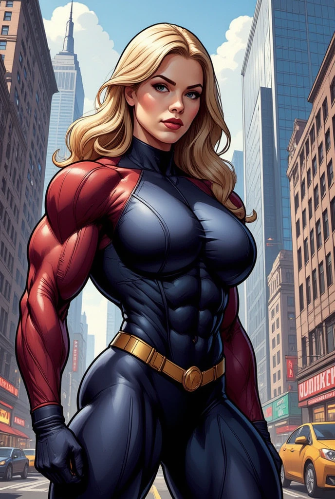 super hero woman angry