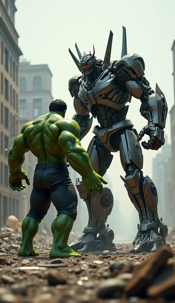 Hulk punch the terminator movie villain