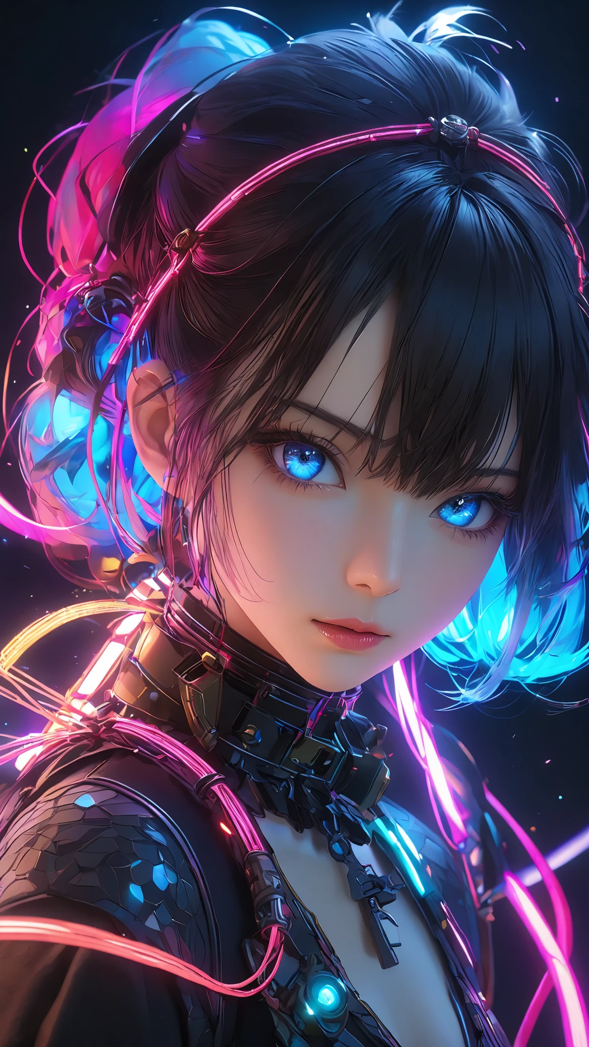 masterpiece、high quality、High Resolution、High Resolution、Portrait、((Fenboy))、((( supine、Fenboy、fenbody)))、Knee、exhaustiveな描写、 Absurd Details, best light, sharp, sharp image, ultimate,exhaustive, extremely exhaustive、particle effects , Beautiful Effects, bright colors, neon、 Bondage 、超A high resolution 、 3d rendering 、Portrait、 realistic textured face and skin、perfect anatomy、 CGSoation Trends 、 SLR during homework、Original photo、photorealistic:1.4、Realistic 3D CGI 、Realistic Digital Art、 realistic face:1.5、wacky outfits、Shibari:1.2、Lock、
