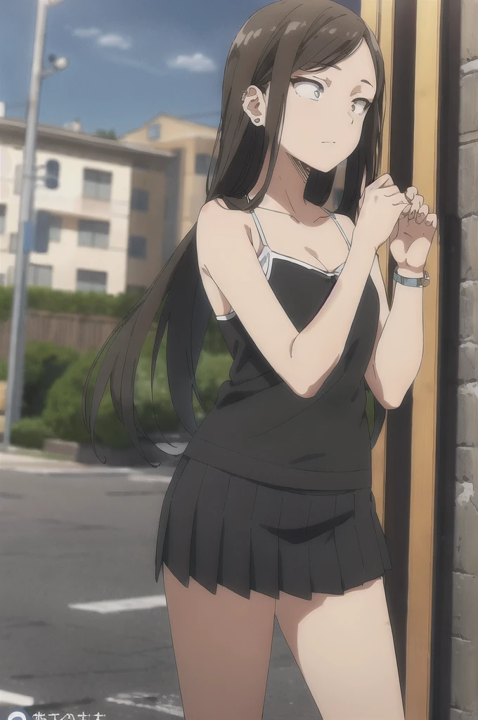 Crossdresser、Long Black Hair、penis、naked