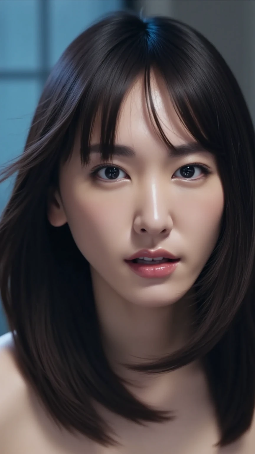 ((upper body:1.5)), ((looking at viewer:1.5)), ((look into the viewer's eyes:1.5)), BREAK ((night walk:1.5)), BREAK ((20 years old.:1.5)), (beautiful straight light brown long hair:1.7), ((asymmetrical bangs)), ((Scared:1.5)), I wear clothes, (top-quality, 16K, masterpiece:1.3), top quality, masterpiece, high resolution, photorealistic, (raw photo), live shooting, 16k wallpaper, perfection, professional lighting, very detailed, fine details, Hyperrealism, hyper realistic, realistic, japanese, (super detailed), (Photorealsitic:1.5), high-level image quality, very detailed, depth of field, (most beautiful), (dramatic lighting:1.2), (cinematic lighting:1.2), ambient lighting, (front lighting:1.2), highest precision, detailed fingers, detailed hands, detailed eyes, detailed skin texture, textured skin, realistic smooth soft skin, (perfect body proportion), (seductive emotion:1.3), (soft and plump thighs:1.2), (short torso:1.5), detailed face, detailed finger, clear eyes, gentle eyes, accurately drawn arms, accurate and perfect human anatomy, white and soft thighs, realistic smooth soft skin,