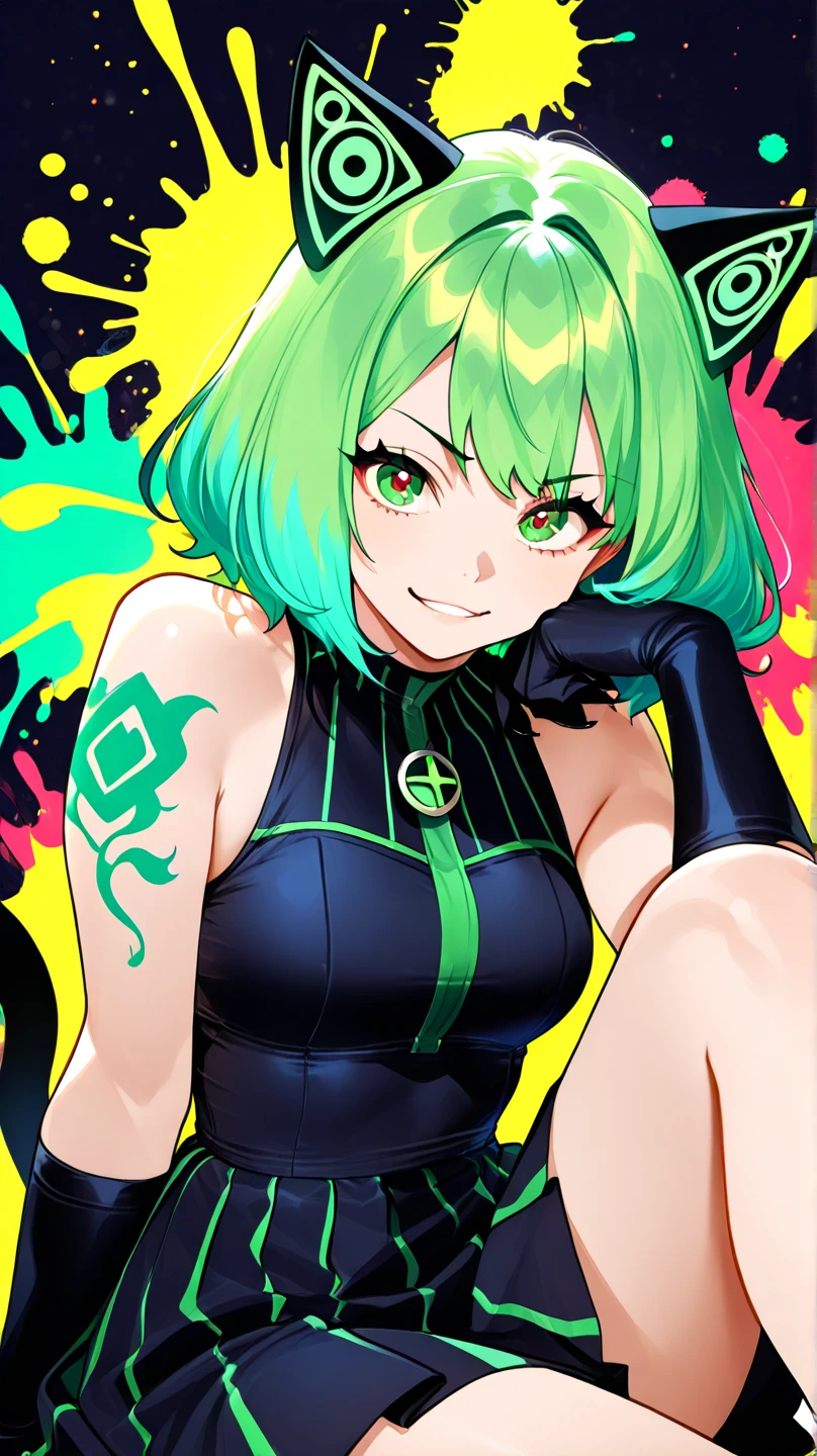Make a picture of the character Gwen from Ben 10 naked