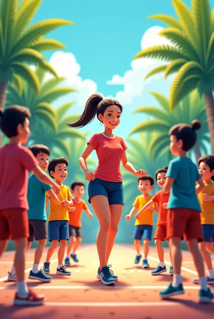 Fruit (human run to mango fruit)