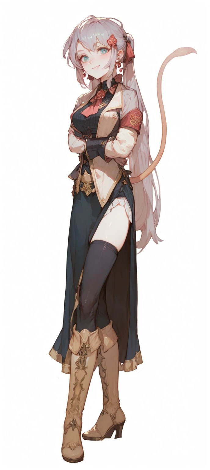 full body, barefoot, solo, female, big breast ,linen tunic, fantasy village, armor, Handcuffs on their hands, With a collar around the neck, hands on hips, slave, ((black choker, shackles on legs and arms))