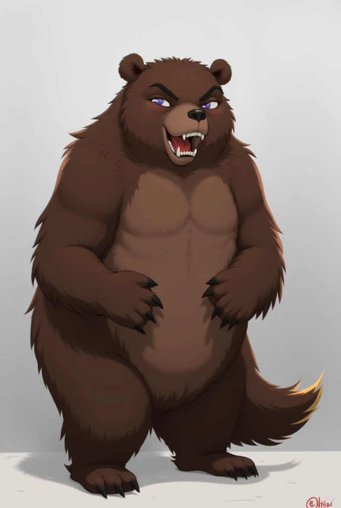 (by ozoneserpent:1.1, by Kenket:1.4, by the-minuscule-task:1.2, by zummeng:1.0):1.3, (anthro bear, woman, breasts, antrum, extremely detailed, extremely detailed legs, extremely detailed arms, extremely detailed face, perfectly detailed eyes, perfectly detailed anatomy):1.2, solo, perspective, adult, mature body, large body, curved thighs, gorgeous hips, curvature, (cute tail), (bear ears, bear fur, anthro face, bear nose), smiling, thick fur, multicolored fur, au natural, half-closed eyes, sly expression, looking slyly at you, thigh focus, below perspective, front shot, reclining, showing off to you, spread legs, tongue out, winking, in the woods, being sly, beautiful brown eyes, outdoor setting, dark, Halloween, night time, smoke, moon rays filtered through trees, candles around body, candles in circle, painterly, vibrant colors, traditional style, depth of field,