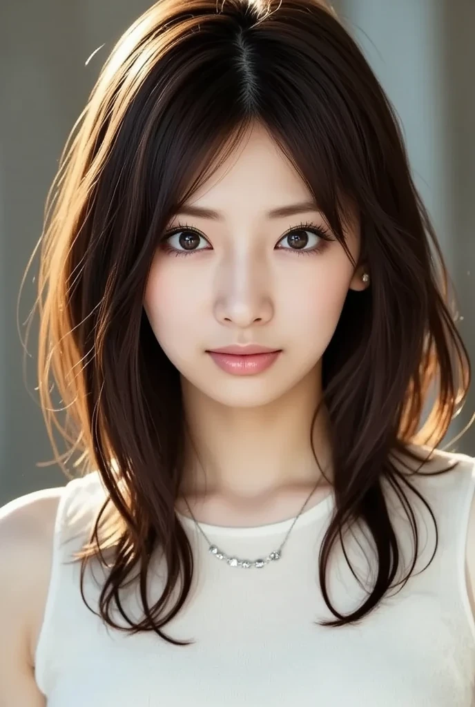 (High reality photograph, high resolusion photograph, super detailed face, detailed eyes) Japanese lady, 30 years old, cute face, various face expression, various hair style, medium breasts, very thin waist, tight clothes, full-body photo, alone in a photo