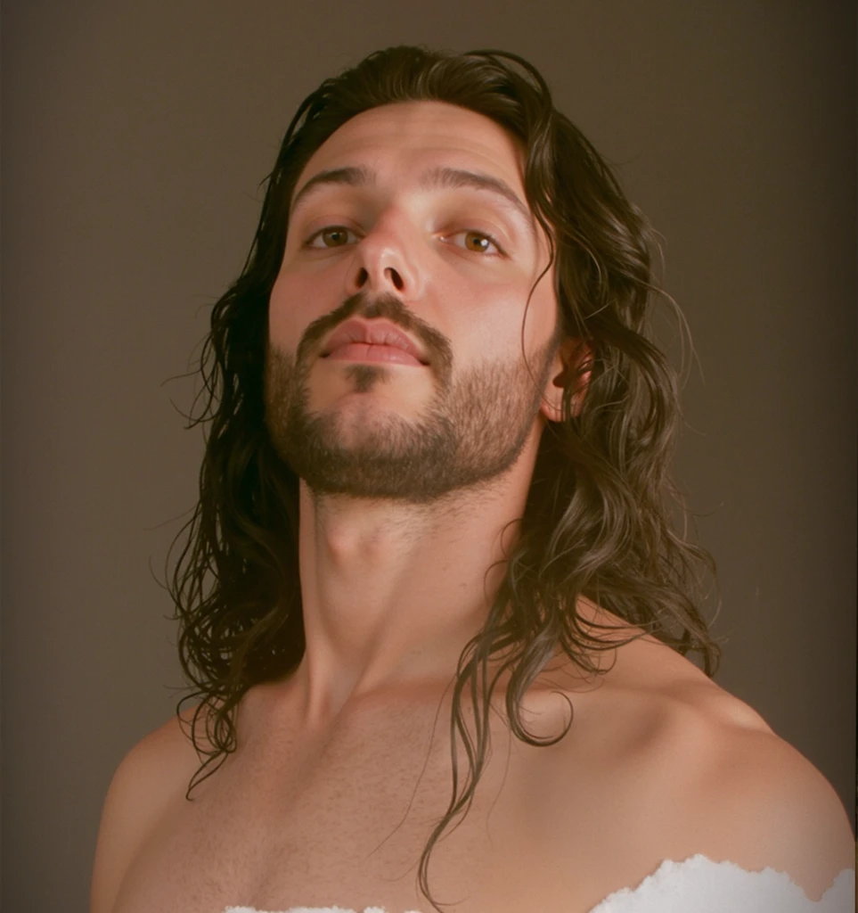 Portraiture,men in white torn apart robe,He was crucified on the big cross in the church.,tear up, Are crying,good looking male, good looking chad chin, good looking and attractive, good looking and elegant, good looking man, セクシーなmale性的な, masculine and good looking, , good looking, Attractive pose, 魅力的なmale性, 魅力的なmale性, 32歳 male性!Lift your little head,((毛深いPectoral muscleを披露。(Show hairy Pectoral muscles),),(Use a short whisker collar),Poorly dressed,Perfect body anatomy,美しいmale性の顔の詳細,Perfect legs,speed, bulge, share, 詳細なbulge, slim, Thin thighs, Wet, Wet clothing, Wet bulge, genital outline, overview, Highest quality,8K,Dick flashing,sweating,Expose your abdominal muscles, Pectoral muscle, masturbation behavior,Completely naked(Fine grain:1.3),Iris,whole body, big Long Dick, Long Dick ( masterpiece)、(Highest quality:1.0)、(Ultra-high resolution:1.0)、Detailed Photos、male, 30 years old, Korean 、Twink、Detailed skin、Have a big penis, Long Dick, masturbation behavior, Erect long big penis, Long thick penis, Wet, sweating, Big Cross , The Crucified Church, Crucified, Crucifixion,Gradient Background, Dark Background, dyeing,oil,material