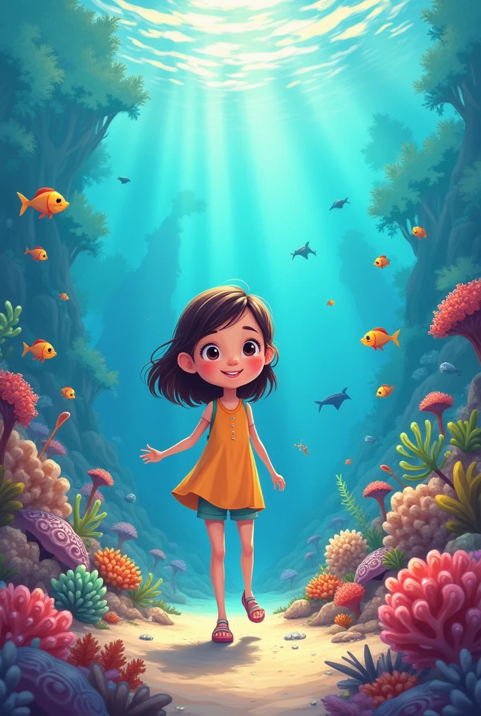 1720s Crystalized Coral Cove Discovery (Location: Crystalized Coral Cove)
Character: A Latino child, with coral-inspired clothing, discovers the wonders of the crystalized coral cove during the 1720s, embodying the magical traditions of Enid Blyton.