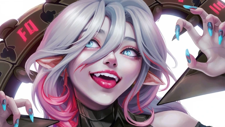 masterpiece, one girl, view from above, on the street, league of legends,kda all out, kda all out evelynn, evelynn, eveline ,White hair, white hair, purple lips,lips shine,rhinestones, Diamonds,diamond, glitter, cum in mouth, ecstasy, a lot of sperm, glitters, sweaty, Happy