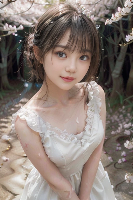 girl1名、(beautiful girl、delicate girl:1.3)、(10 years old:1.3)、 rupture、(thread:1.3)、 break、 (coastal:1.3)、 break、very detailed definition、(left symmetrical eyes:1.3)、 break、Medium chest、brown eyes、parting of bangs、brown hair、girl、 break、 (Eye and face details:1.0)、close up of face、enlargement of face、face focus:1.0、 break、(masterpiece、Highest image quality、Ultra-fine、definition face、8K)、smile、mustard beans、 Highest image quality、8K、85mm、Raw photo、decoration、portrait award、solo、Sumio、gardenia、delicate girl、Upper body、idol face、10 years old、slightly droopy eyes、smile、night、neon、digital single lens reflex、look、nature、frankness、refinement、Zola々light、professional lighting、film grain、chromatic aberration、(Bokeh:1.1)、(smile)、wet tank top 、