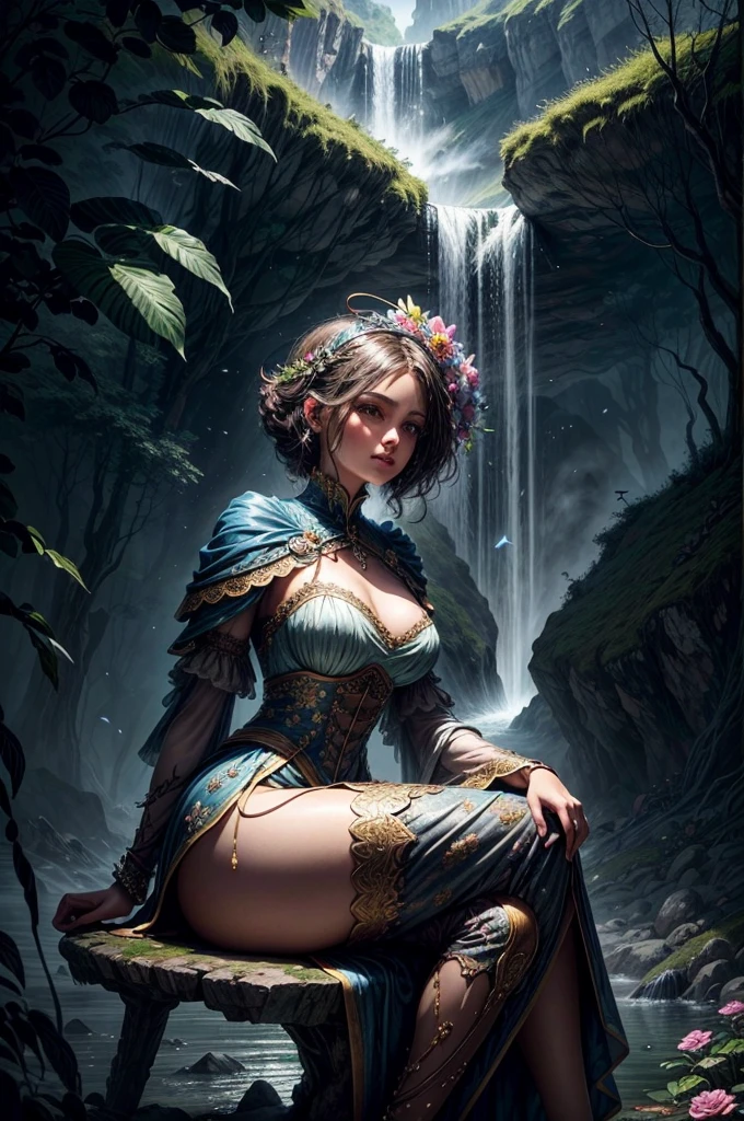 Best Quality, realist, photorealist, award-winning illustration, (intricate details: 1.2), (delicate detail), (intricate details), (cinematic light, Supergirl with extremely sexy short hair