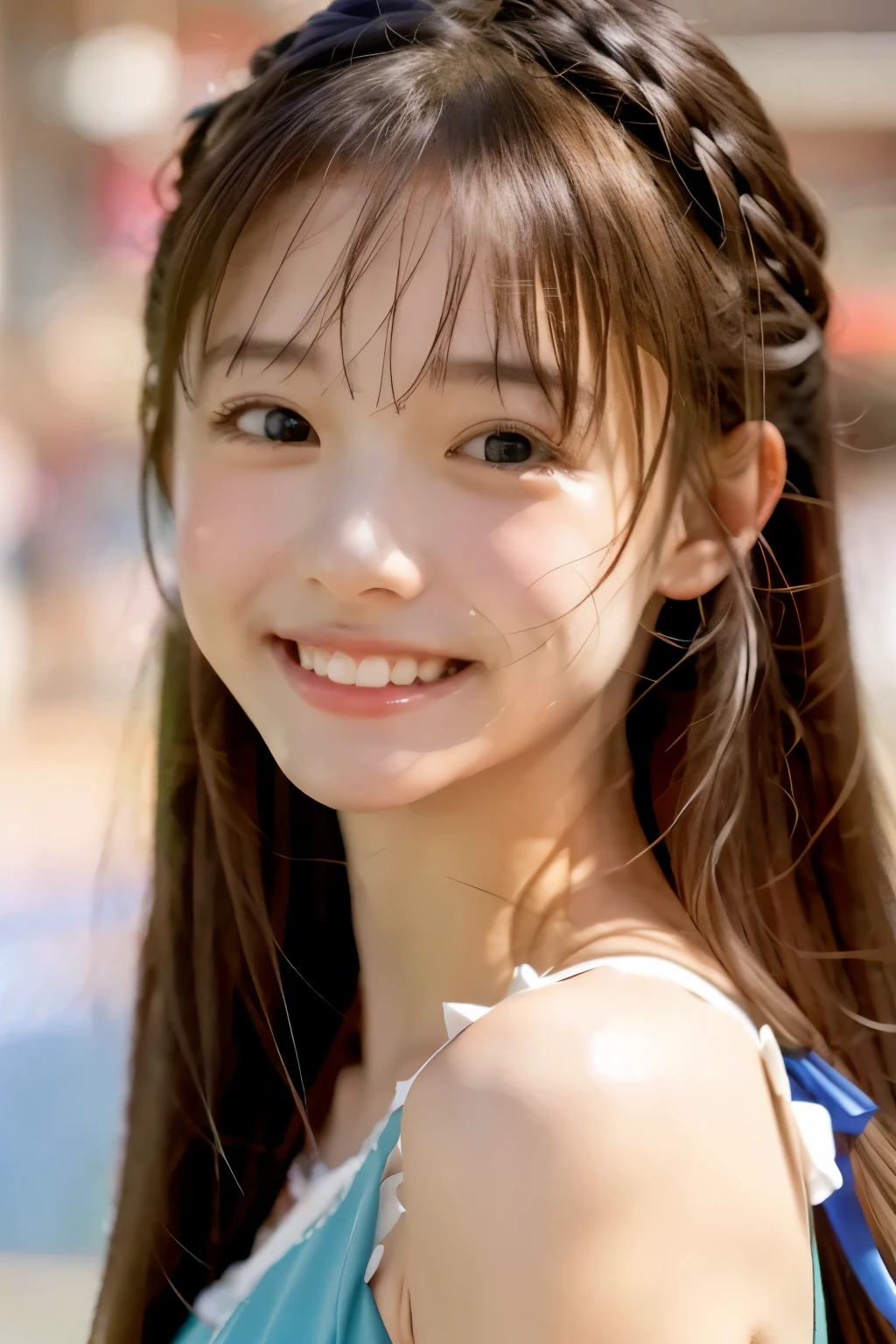 floating hair,   light smile,  Tell me about 1 beautiful girl,   masterpiece, anatomically accurate, top quality