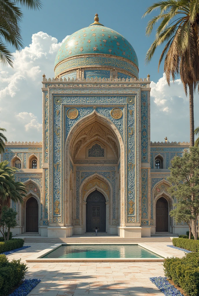 Samarqanddagi amir temurning ko‘ksaroy saroyi butun shahr fonida