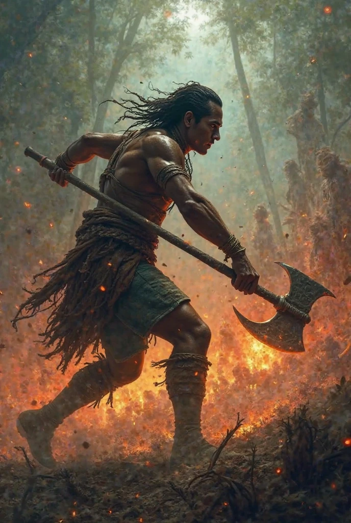 1man, Amazon Warriors, ancient battlefield, action