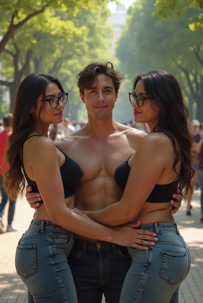 Patricio estrella teniendo sexo con guku en la plaza y mujeres desnudas