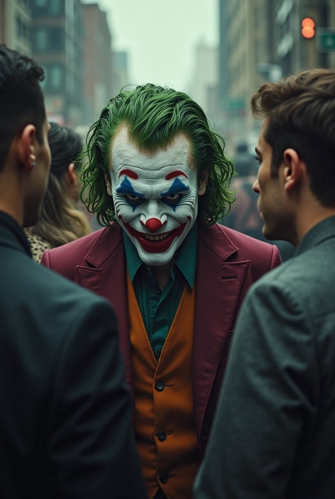 Joker in the audience sitting