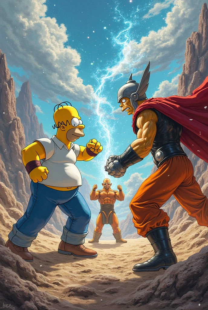 Crea a Homero super Sayayin 3