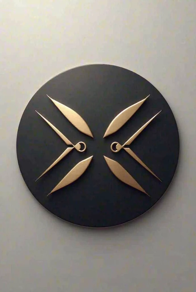 Abstract Symbol: Design an abstract shape or icon that embodies luxury, such as a sleek geometric pattern, a minimalist crown, or a stylized diamond shape.