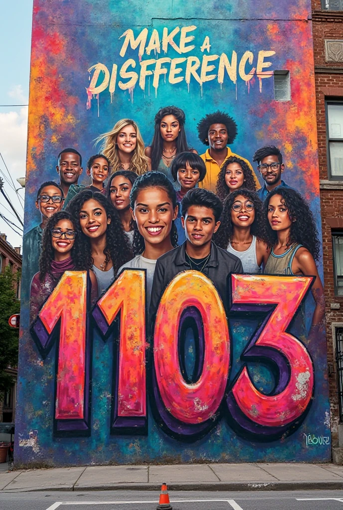 Can you make me a musical poster it’s called Chicago. The are a teen black girl with braids wearing a cute white tank top and shorts and she hugging her friends one of them is a white girl and the other is Mexican boy