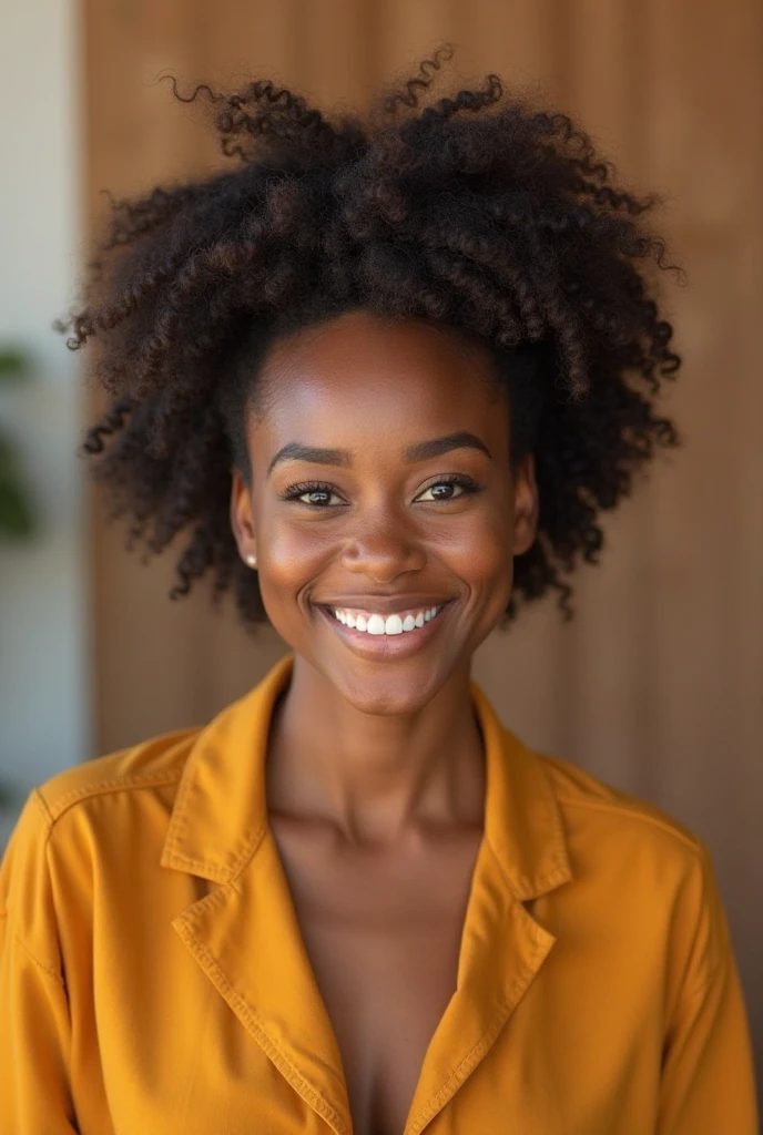 A video of a beautifull black american girl saying welcome to my youtube channal