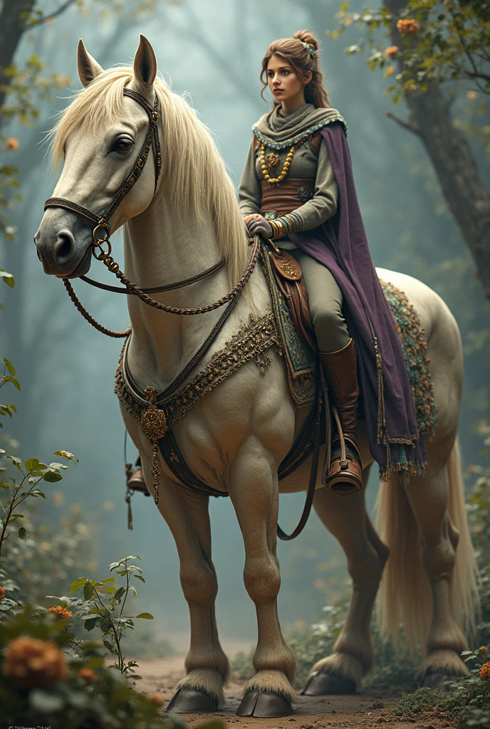 Strange Riding Create a very curious horse with a coat and a strange ride - SeaArt AI