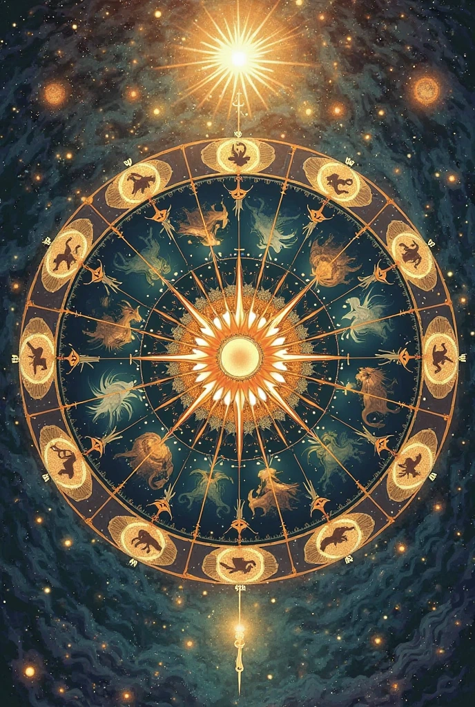astrological horoscope circle,