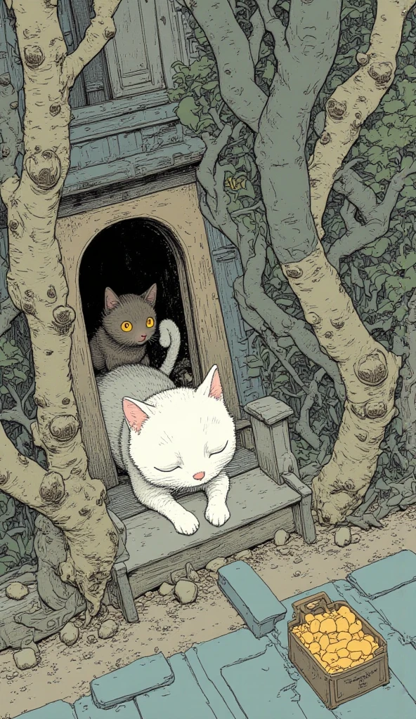 cat, mechanical parts,