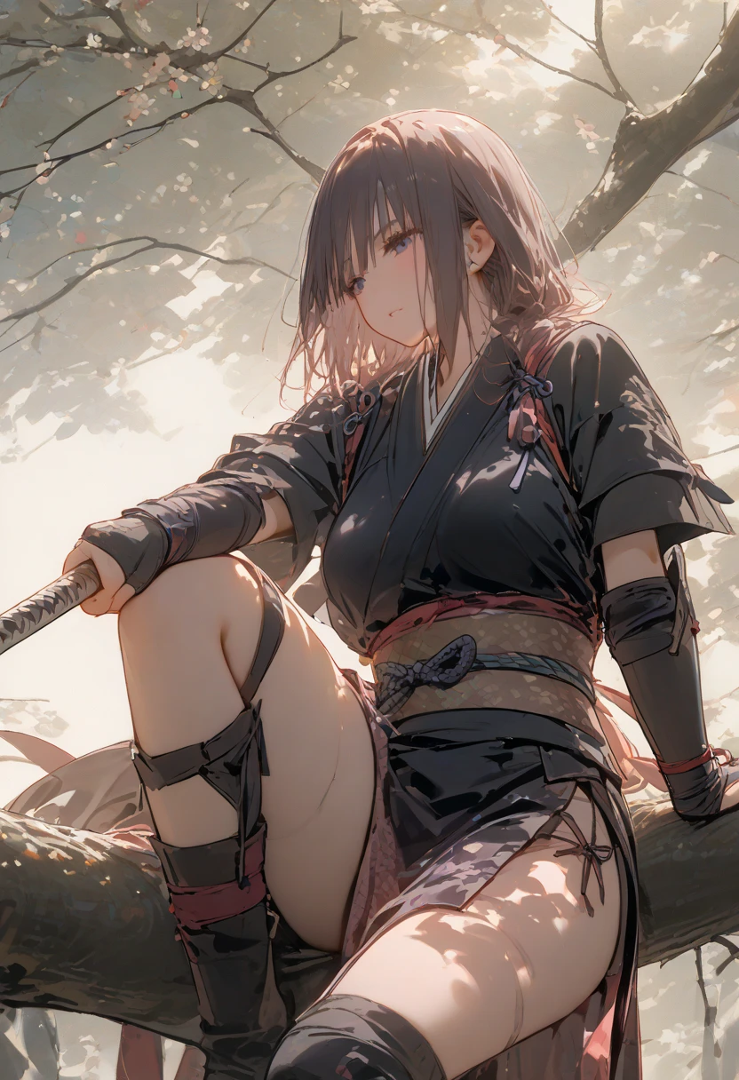 Kunoichi、Female Ninja、Hardcore、Nipples、、Raped by a male ninja、Blowjob、Penis insertion、Pussy、Covered in semen、mole、Girl、Girl、Short、Younger、、flat chest、Displeased、Ninja sword、violent、In the ninja house, forest, darkness, etc.、Dynamic Angle、masterpiece、best quality、ultra-detail、scar、Your clothes are torn、There are many male samurai、Sweat、Both eyes open
