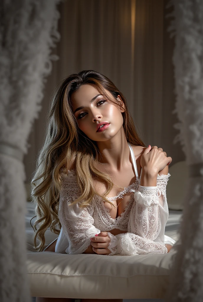 Déshabille moi la personne sur l’image pour qu’elle soit toute nue